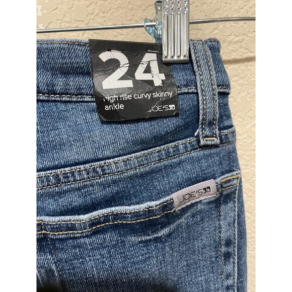 Joe's Jeans Mid Rise Curvy Skinny Jeans Size 24 - Picture 5 of 5